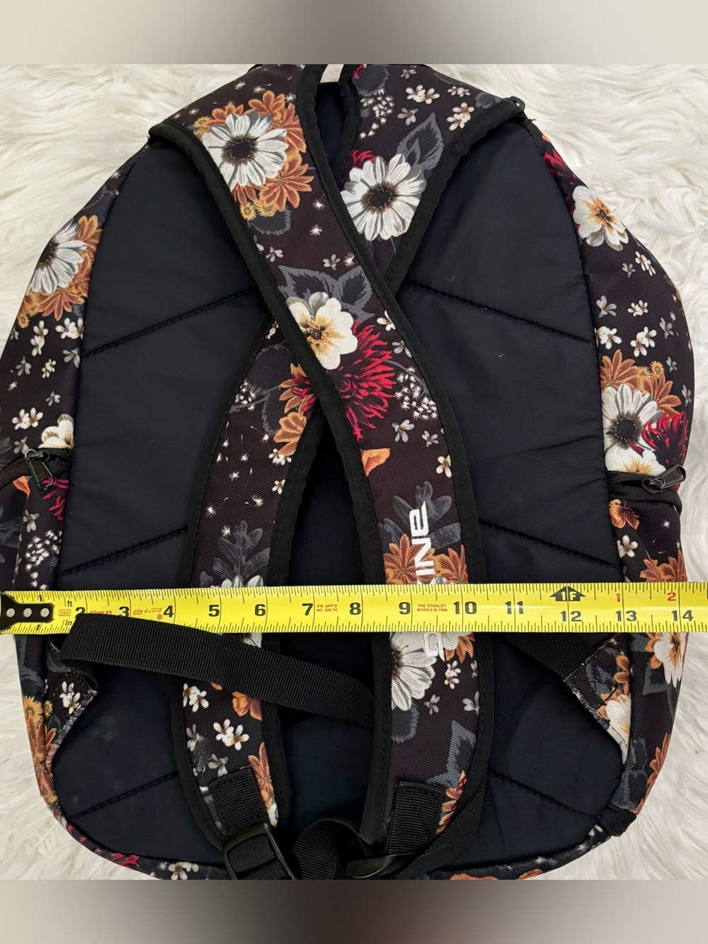 Dakine Floral Prom 25L Backpack Laptop School Storage Travel Bag Black Floral - Picture 14 of 16